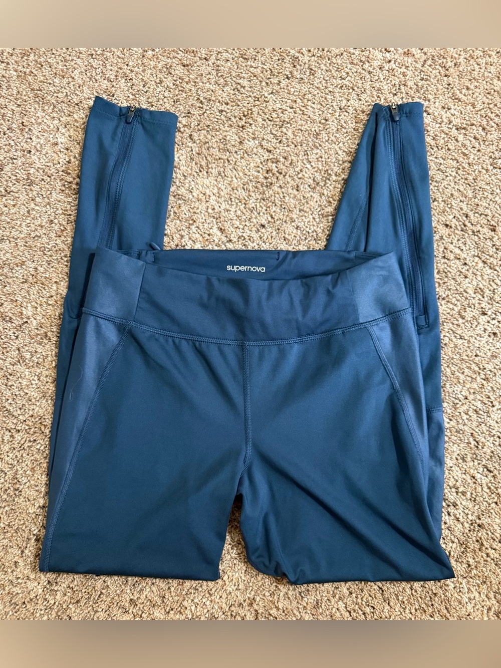 Adidas Supernova Blue Running Leggings Size Small